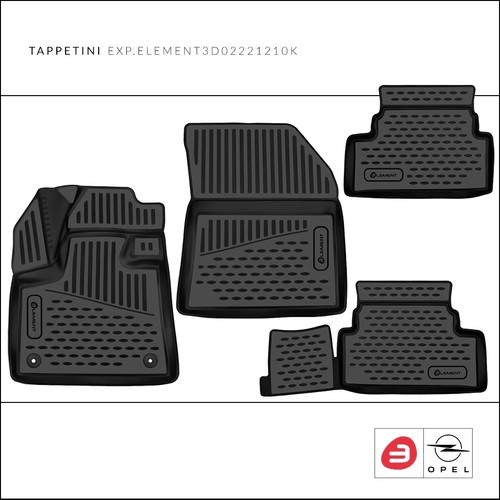 Tappetini tappeti gomma 3d - 4,